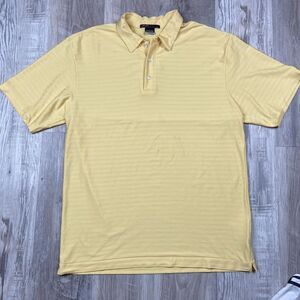 Vintage Nike Tiger Woods Polo‎ Shirt Mens Large Golf Stripe Stretch READ